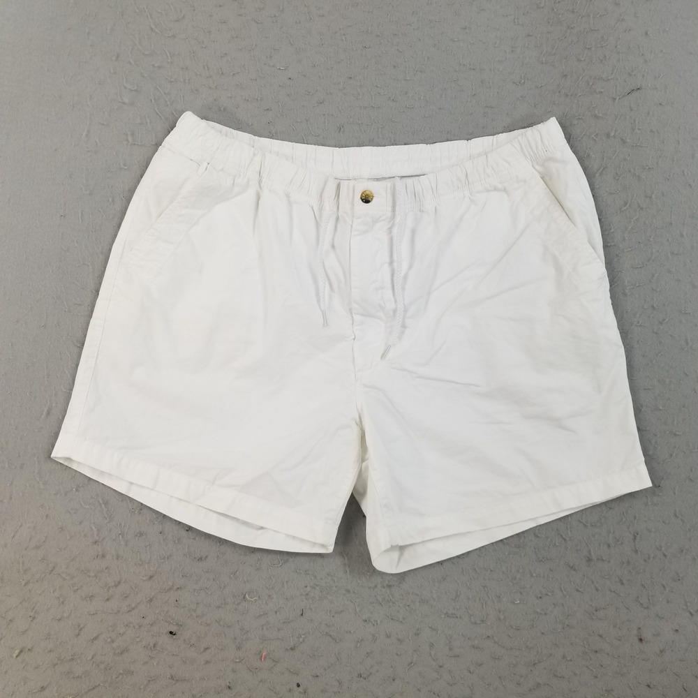 Weekender Shorts Mens‎ XL White Casual M039705 Cotton Elastic Waist Drawstring